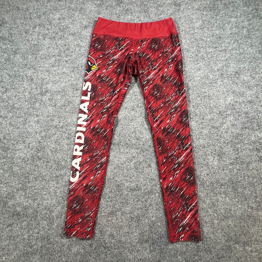 Arizona Cardinals Leggings Women M Red Static Rain High Waisted Team Apparel NFL
